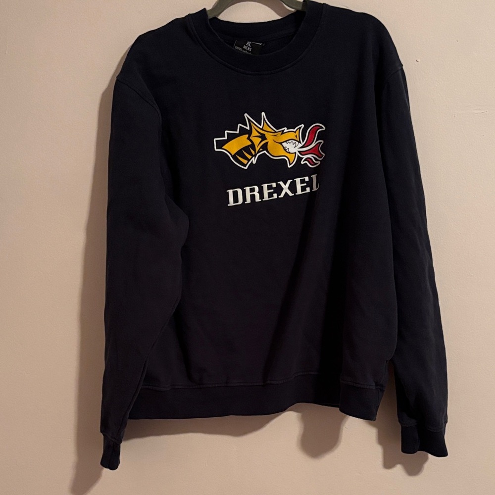 Drexel University Black Crewneck Sweater